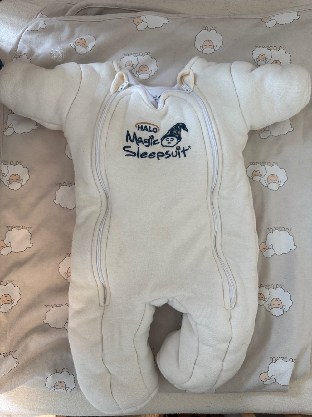 Halo Cream Magic Sleepsuit Infant Wearable Sleep Bag